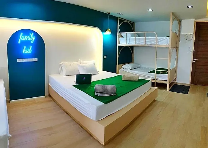 Family Hub @ Pratunam 9 - Group + Free Pickup 酒店 曼谷